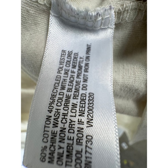 Goodfellow Peanuts T-Shirt Mens M Beige Snoopy Golf Swing Happy Graphic Tee - Picture 4 of 6